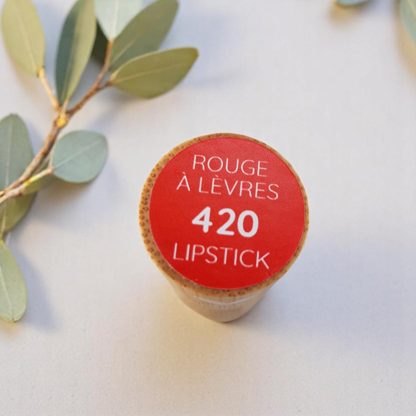 Barra de labios 90% natural 420 - rojo - Zao Make Up