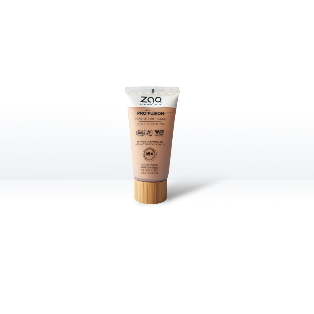 Maquillaje Fluido PRO’FUSION 854 – Medium Natural - ZAO MAKE UP