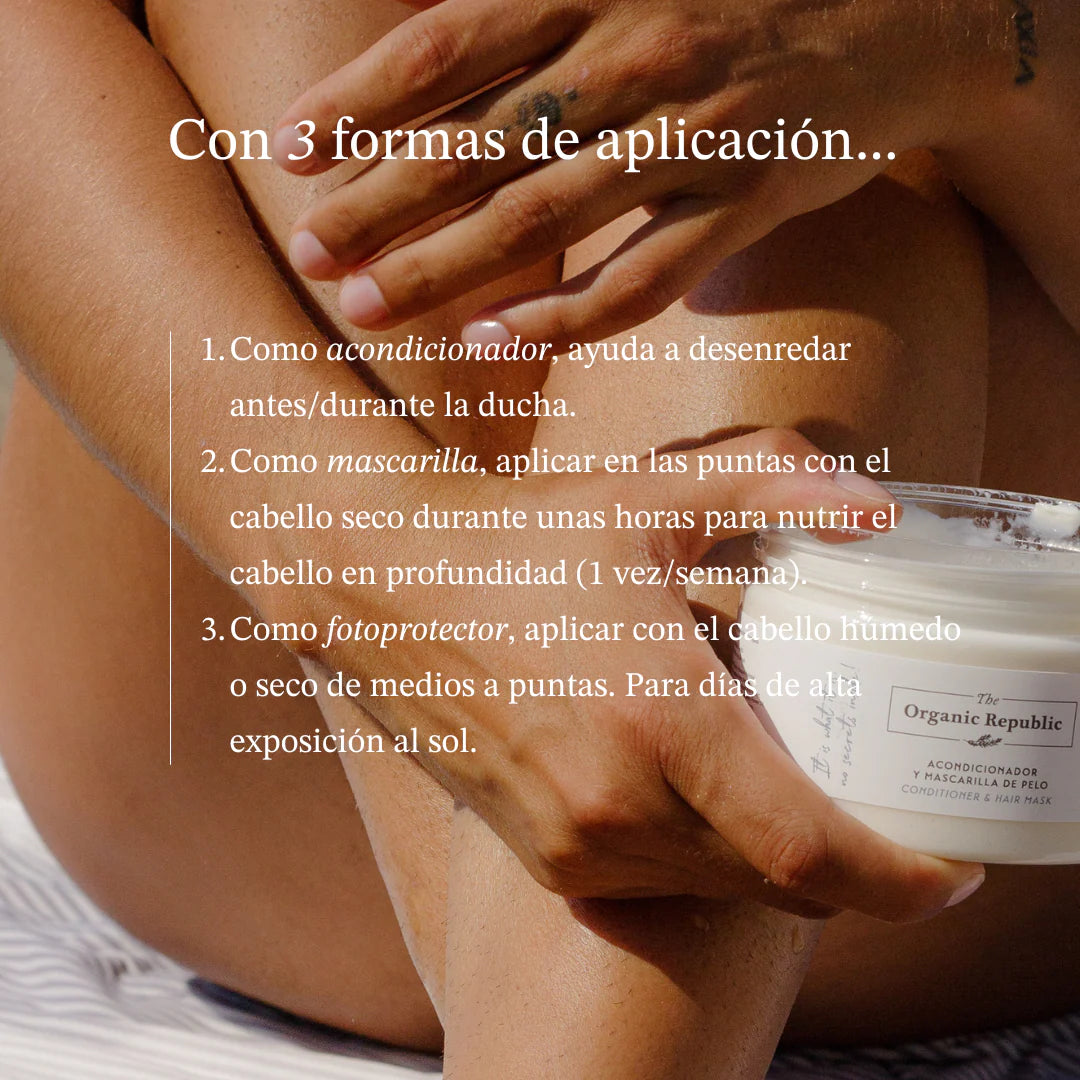Acondicionador y Mascarilla de Pelo 250ml - The Organic Republic