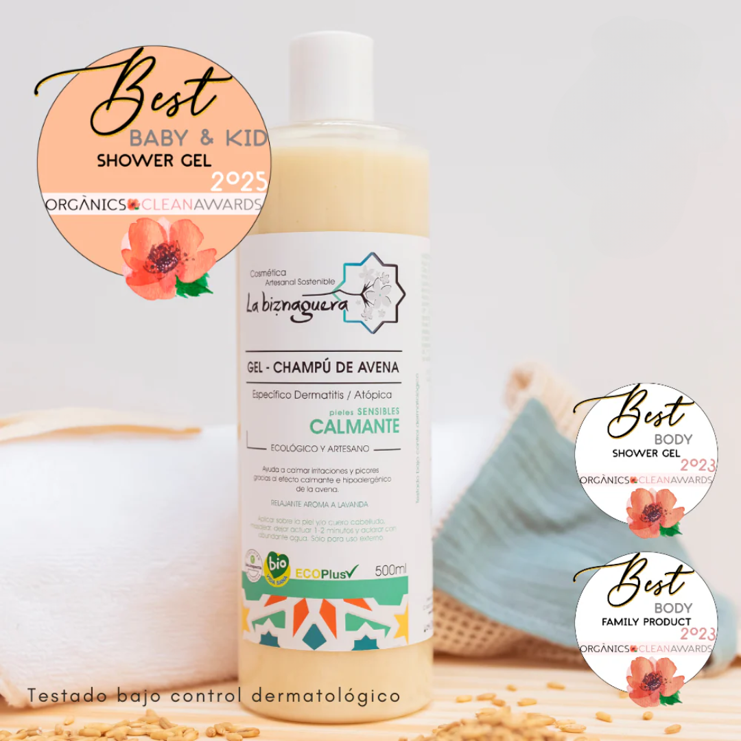 Gel-champú de avena 500ml