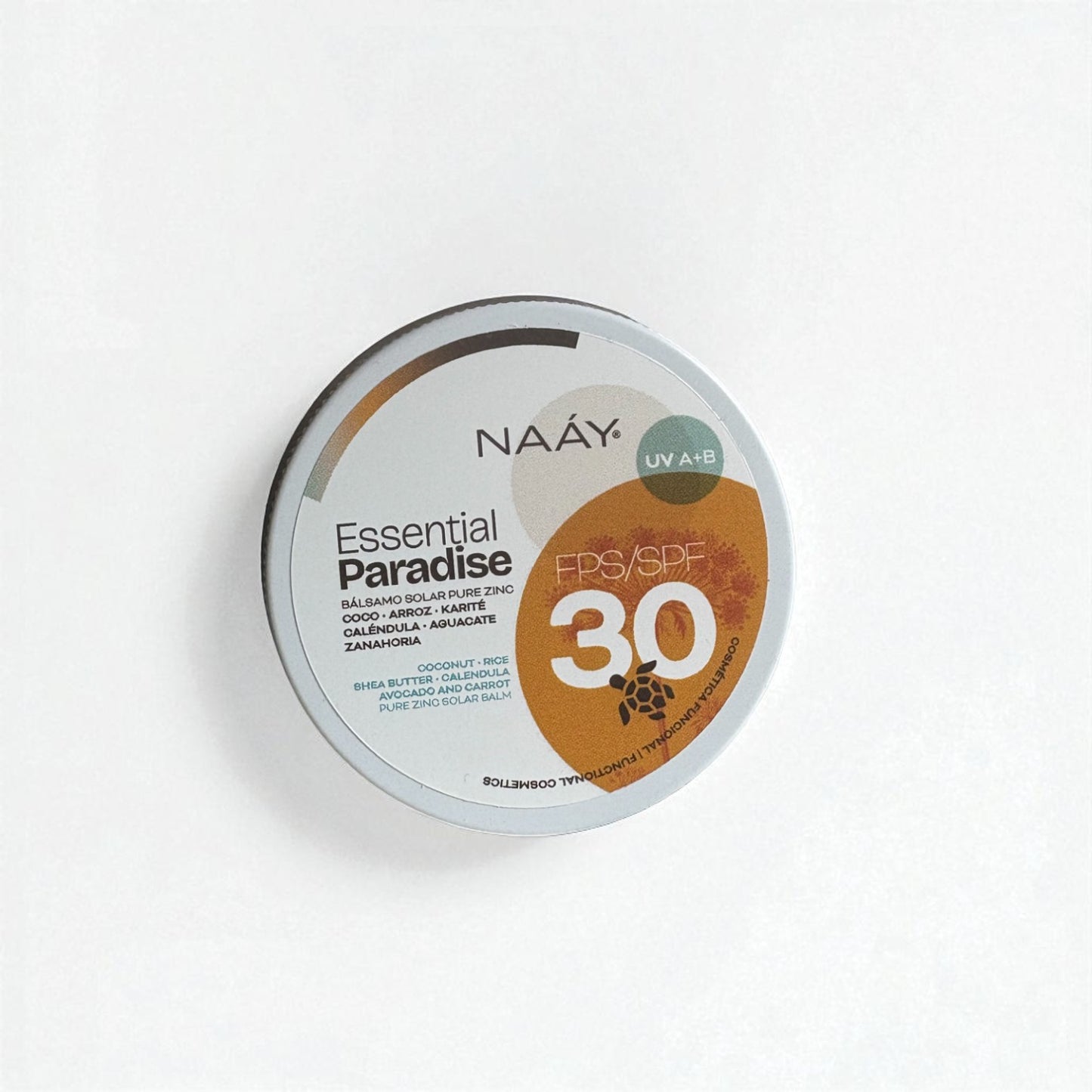 Bálsamo Solar Pure Zinc FPS 30 - Essential Paradise 50ml