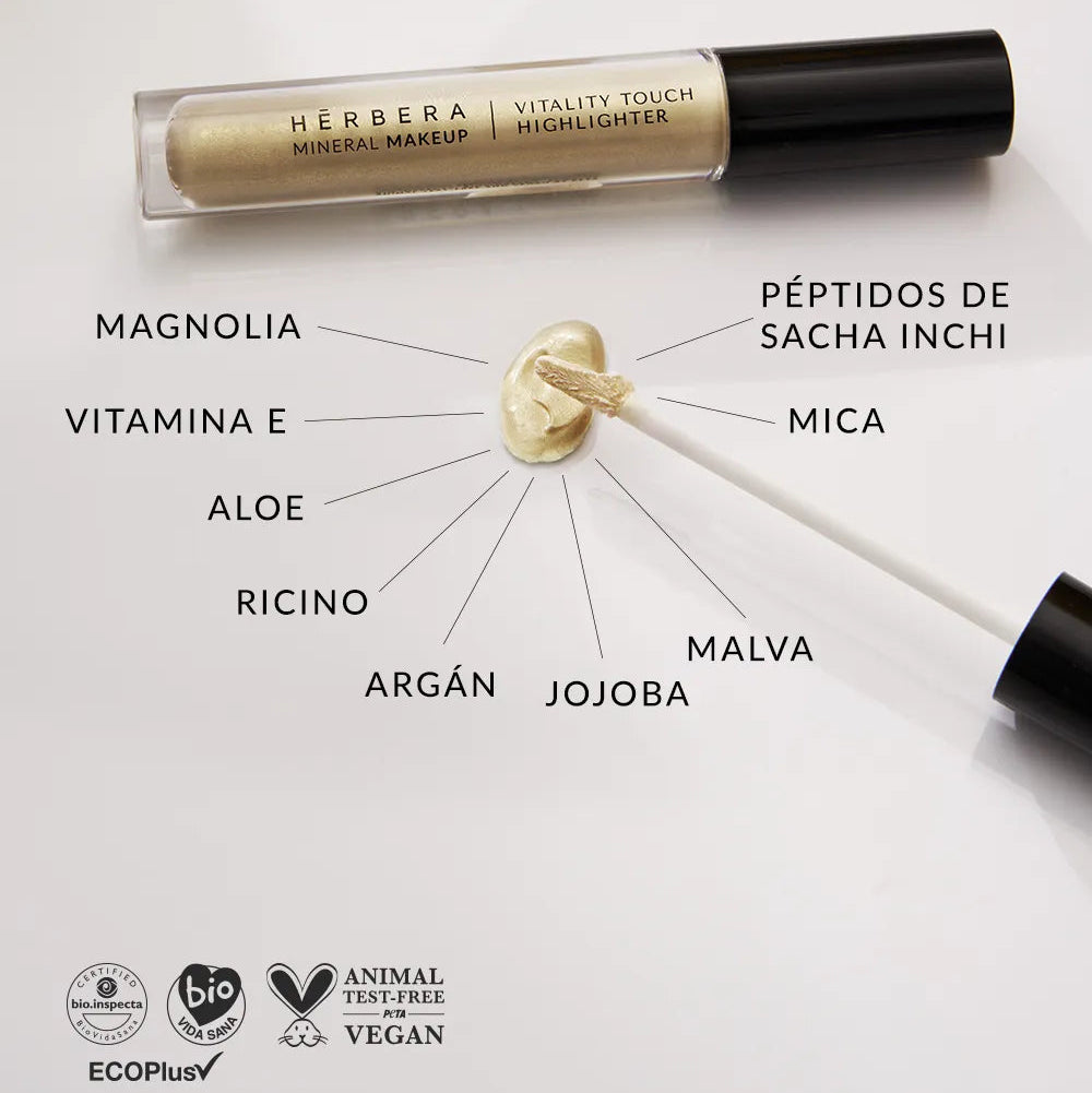 Ingredientes Vitality Touch Highlighter