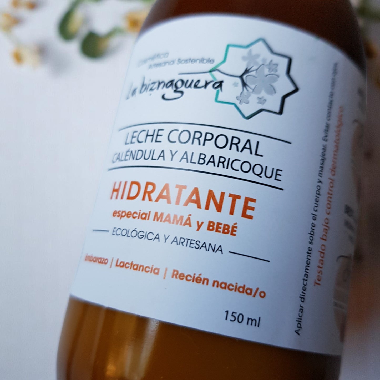 Leche corporal caléndula y albaricoque 150ml