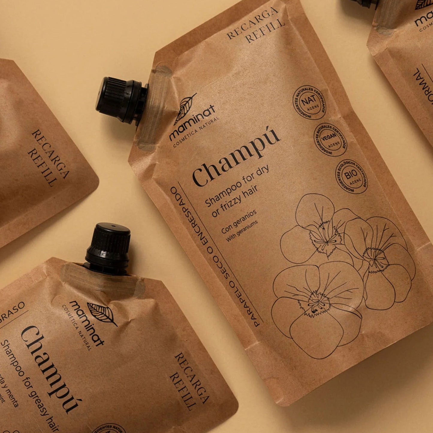 Champú para pelo normal 250ml - Maminat