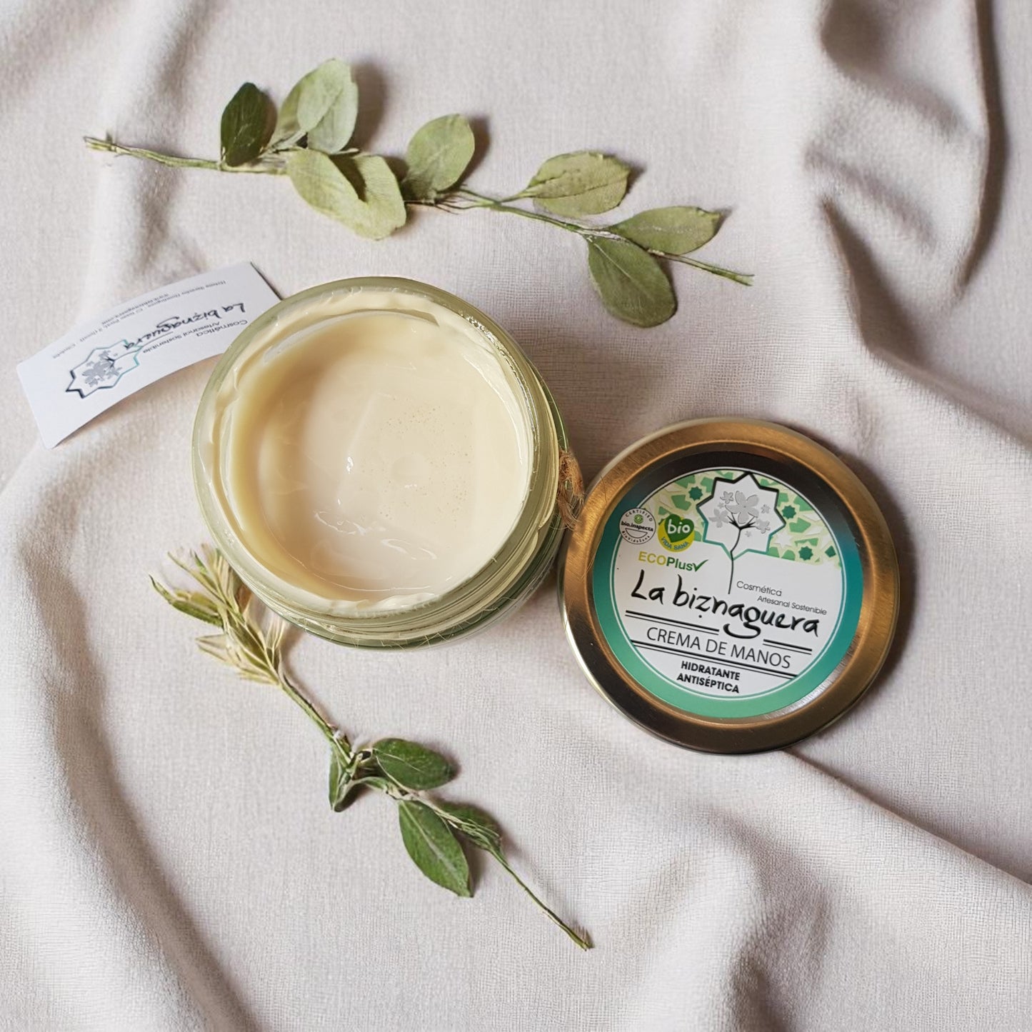 Crema hidratante de manos avellana y mejorana 90ml