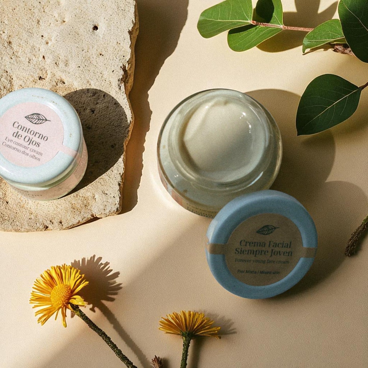 Crema Facial Antiarrugas para Piel Grasa Siempre Joven 60ml - Maminat
