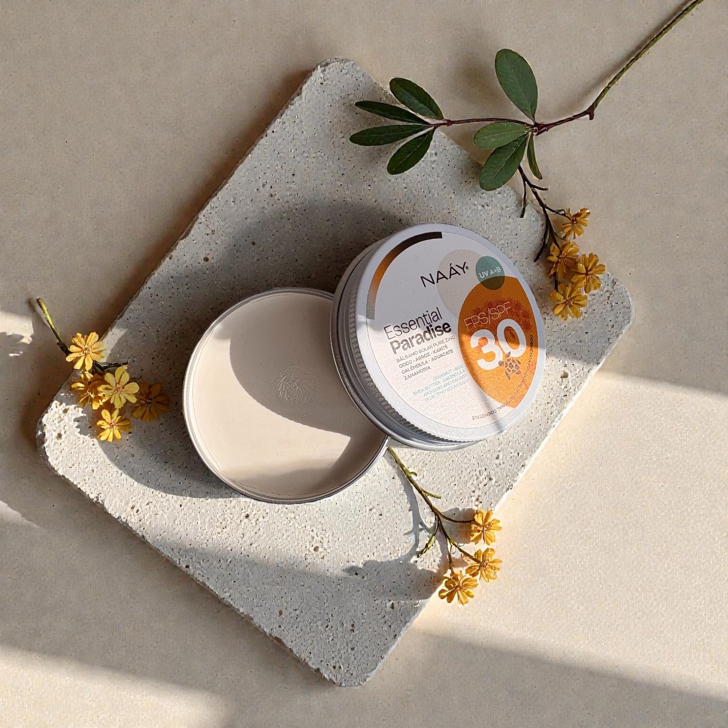 Bálsamo Solar Pure Zinc FPS 30 - Essential Paradise 50ml