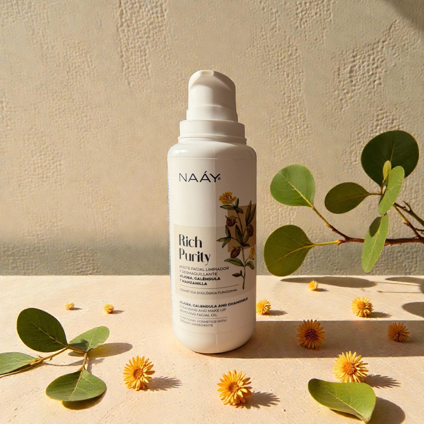 Aceite facial limpiador y desmaquillante Rich Purity 200ml