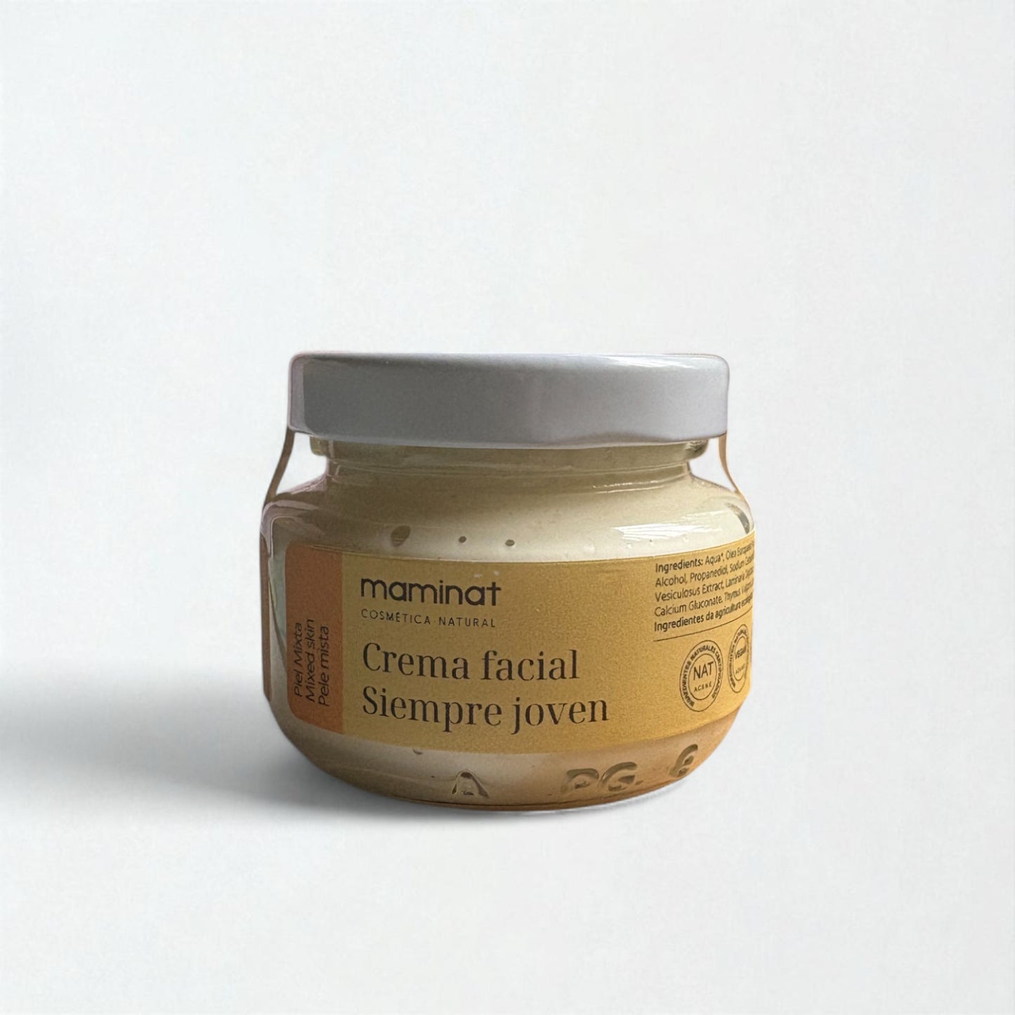 Crema Natural Antiarrugas Piel Mixta Siempre Joven 60ml