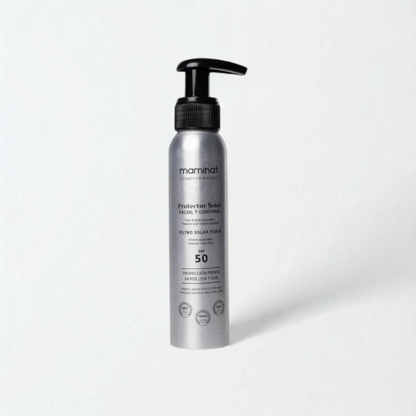 Protector Solar Natural Facial y Corporal SPF 50 - 100ml