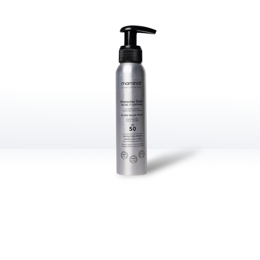 Protector Solar Natural Facial y Corporal SPF 50 - 100ml - Maminat