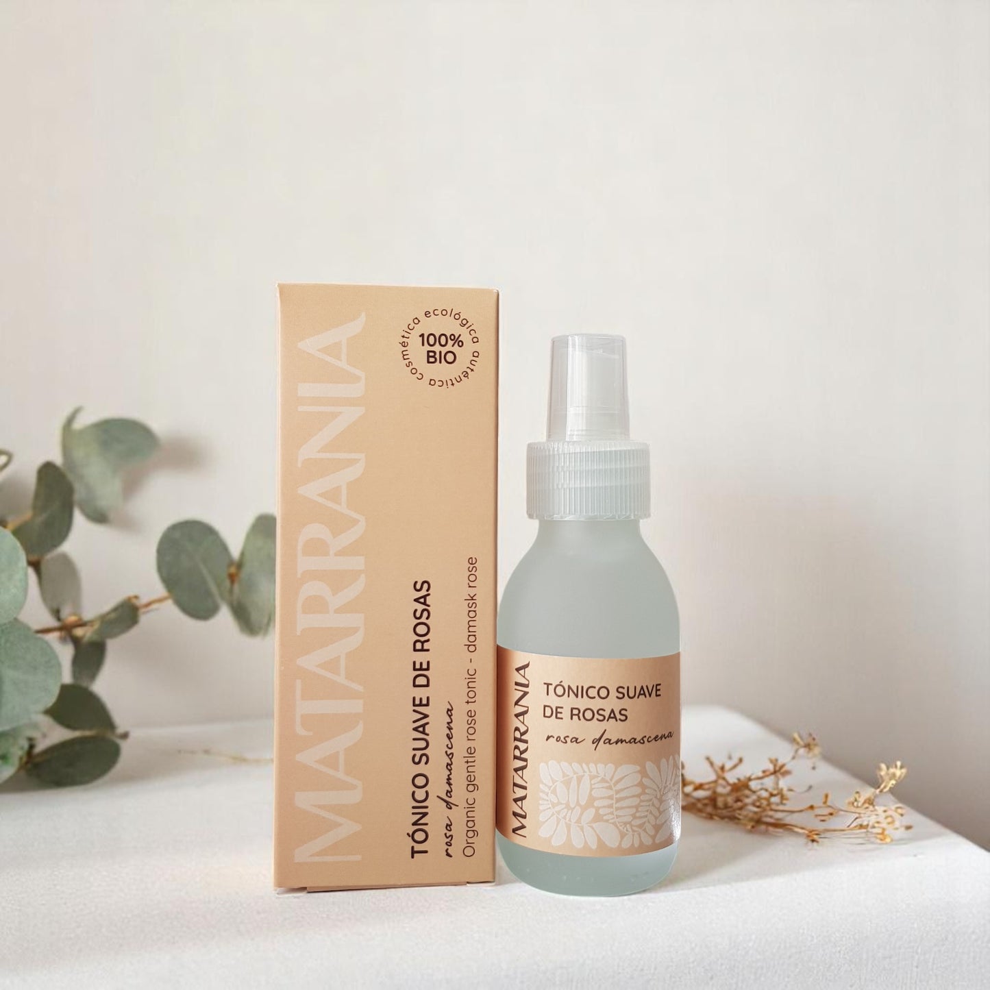 Tónico Suave de Rosas 100% Bio 100ml - MATARRANIA