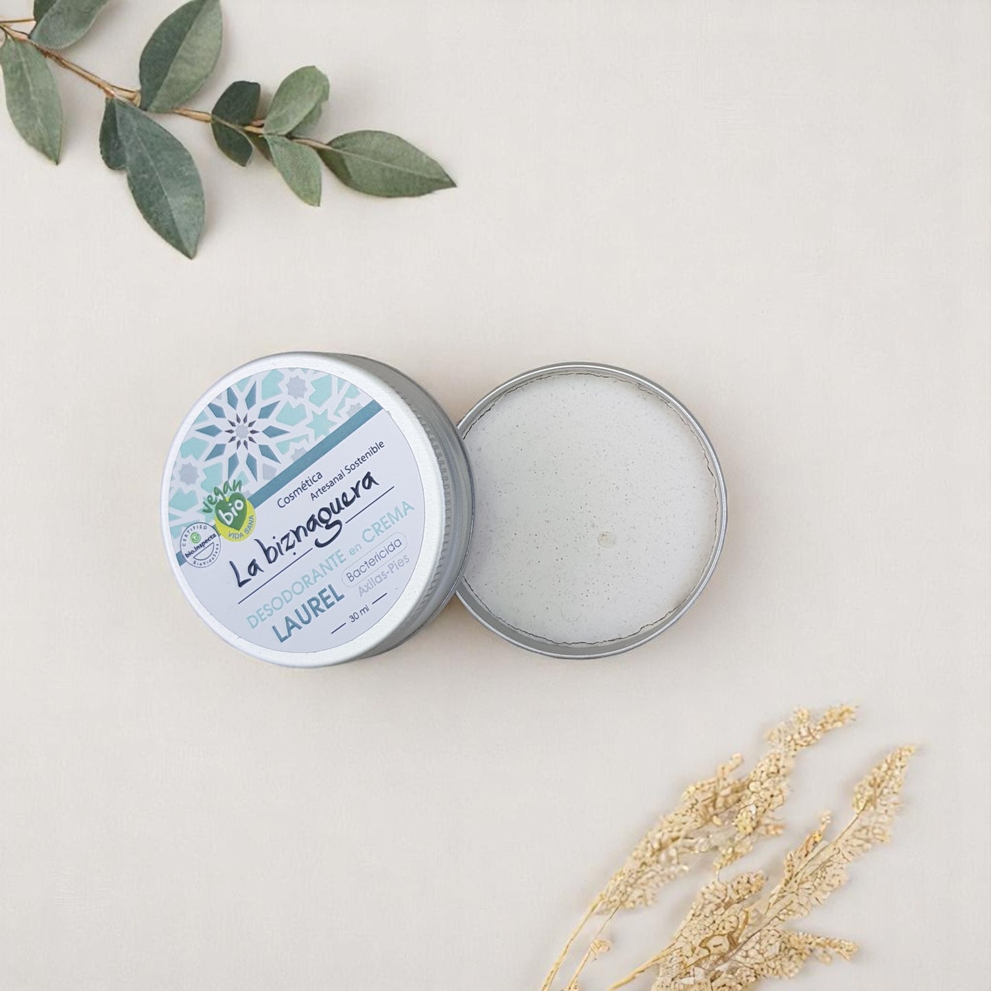 Desodorante Crema Laurel 30ml - La Biznaguera