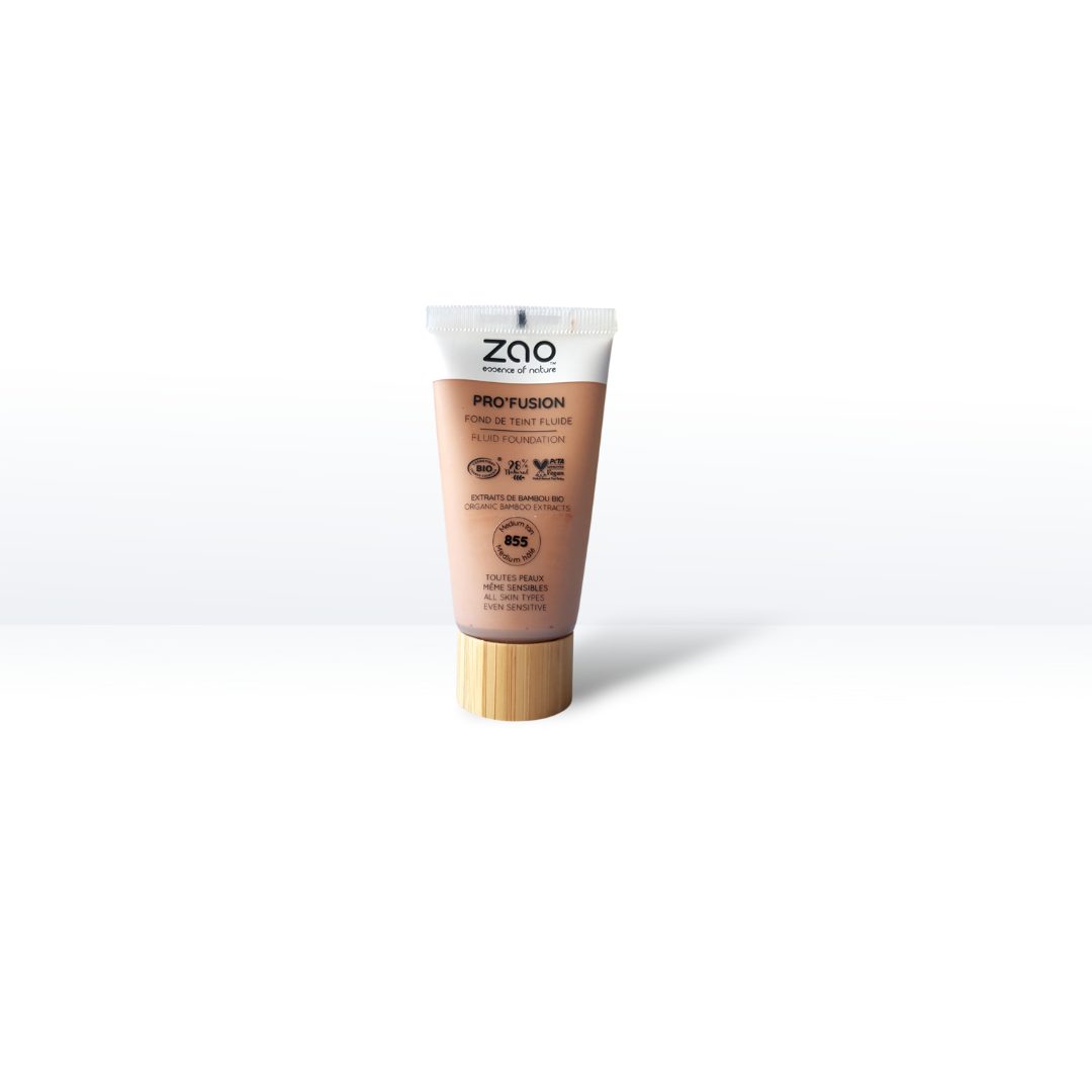 Maquillaje Fluido PRO’FUSION 855 – Bronceado Medio - ZAO MAKE UP