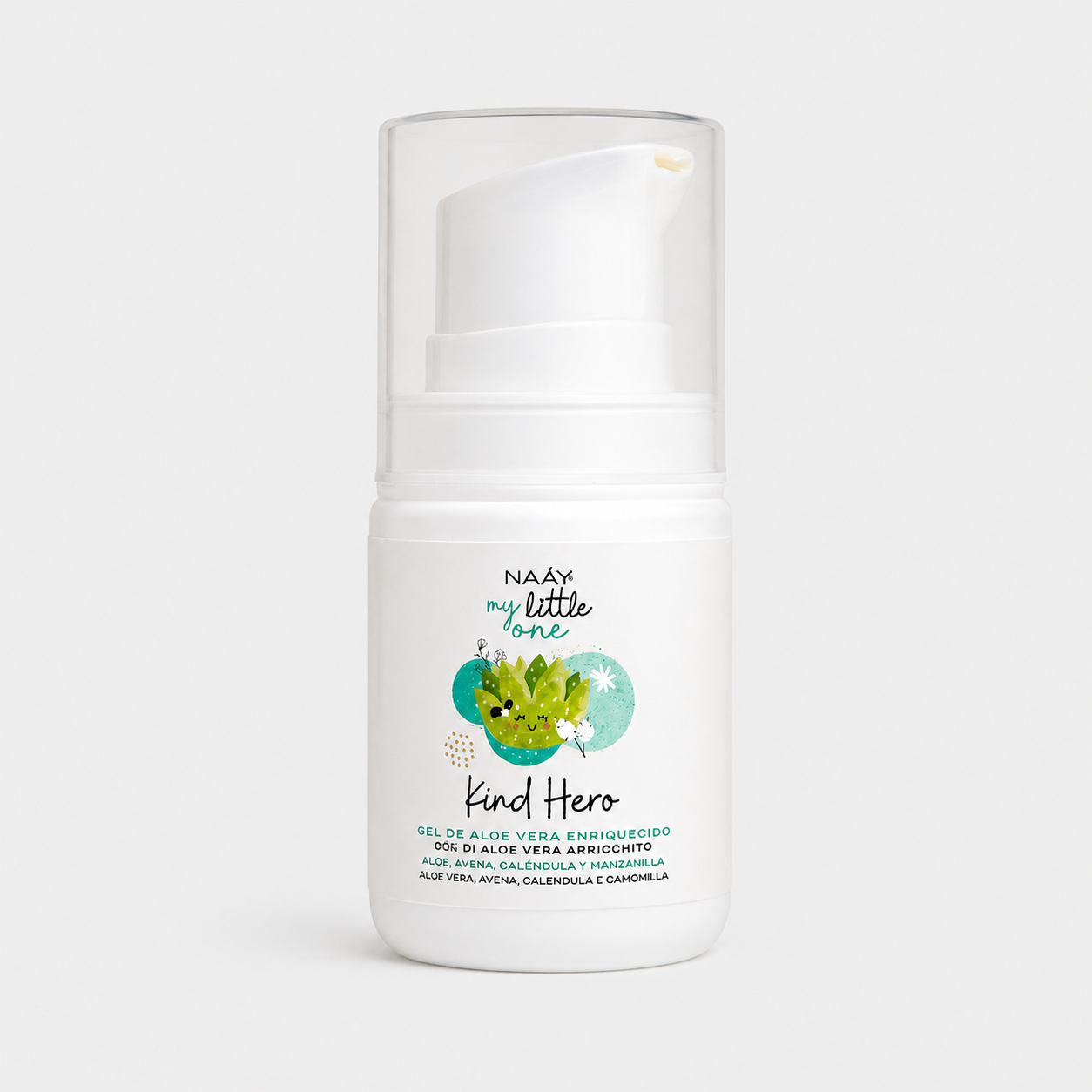 Gel de Aloe Vera Enriquecido para Bebés y Pieles Sensibles - Kind Hero