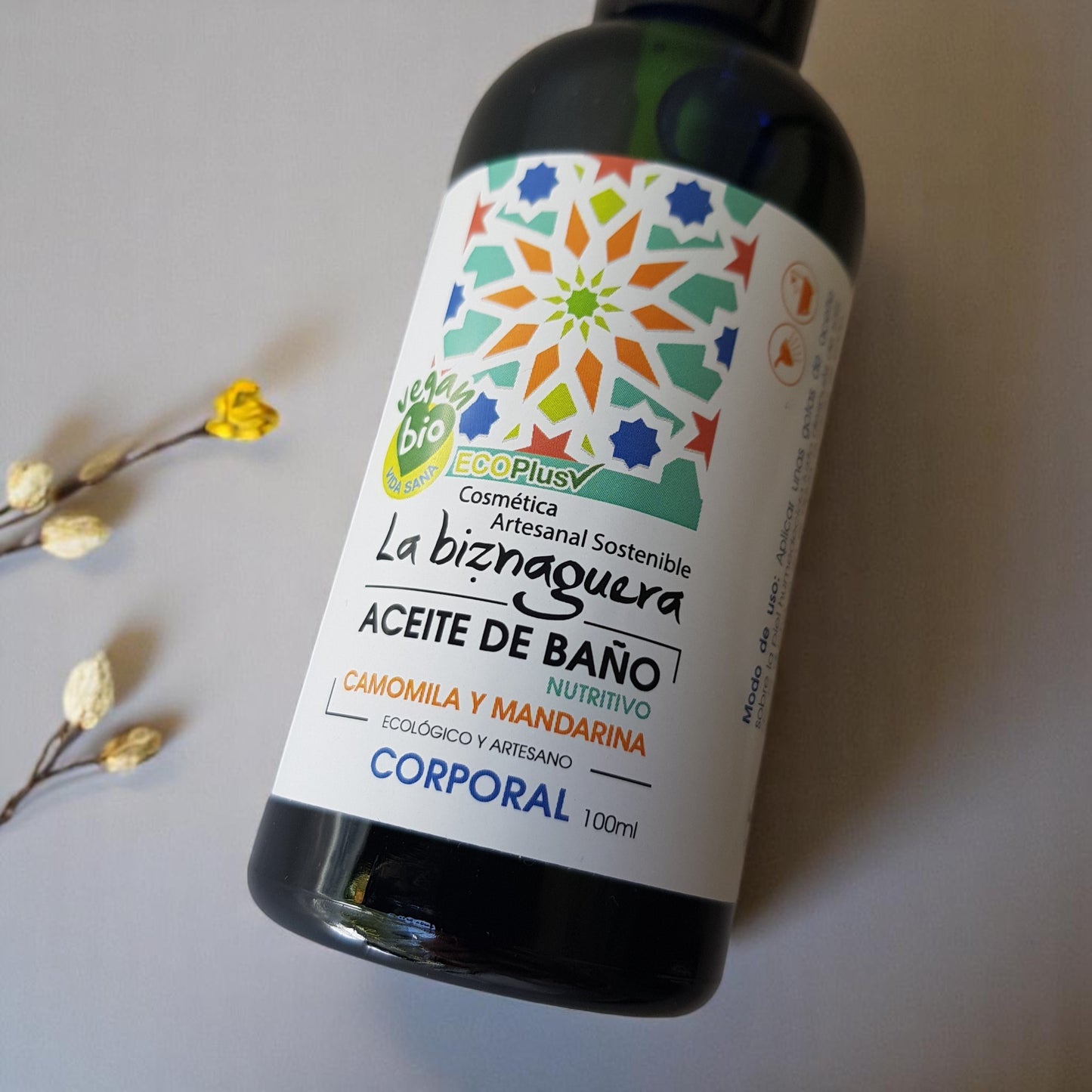 Aceite de baño nutritivo de mandarina 100ml