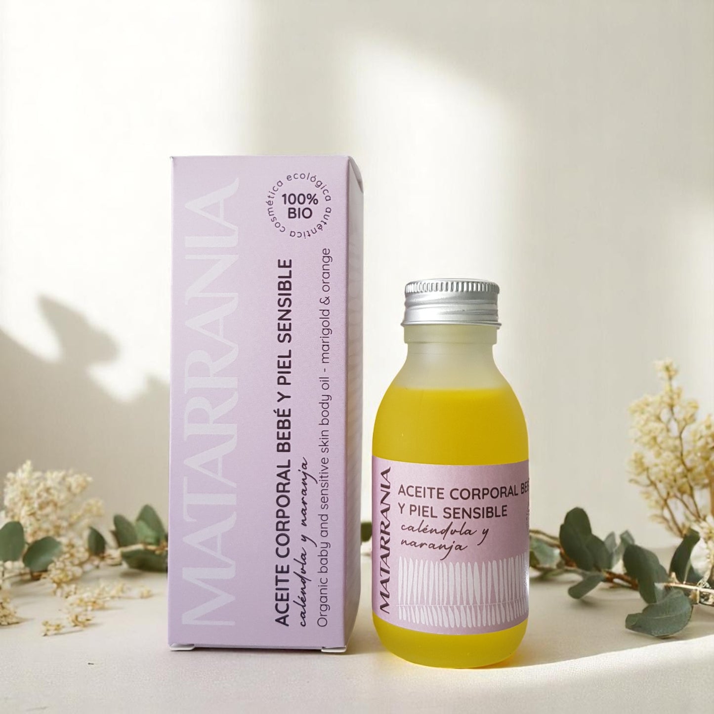 Aceite Corporal Bebé y Piel Sensible 100% Bio 100 ml