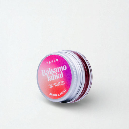 Bálsamo Labial Hidratante con Color Rojo