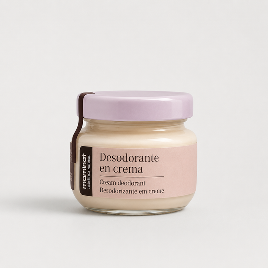 Desodorante Natural en Crema – Sin Alcohol ni Aluminio 75g