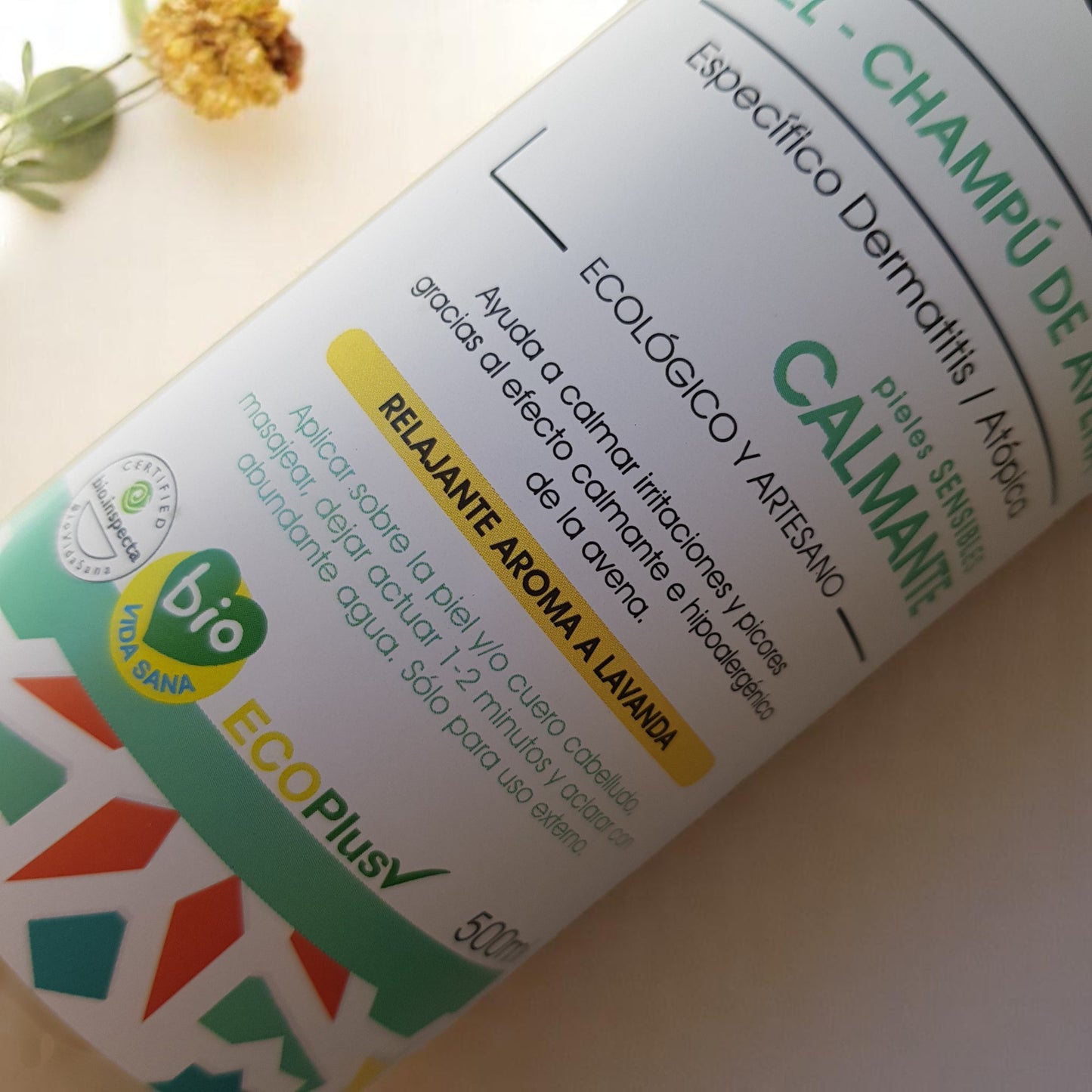 Gel-champú de avena 500ml