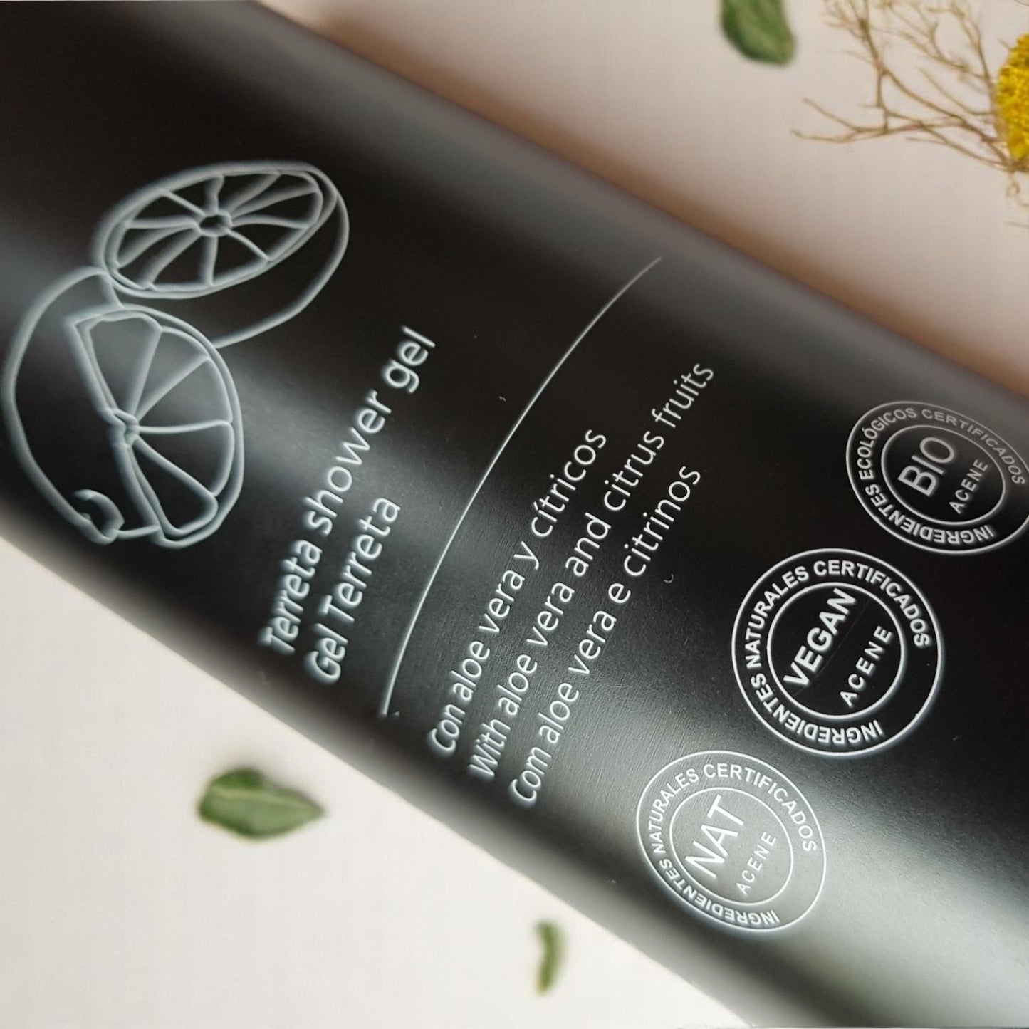 Gel de Ducha Terreta con Cítricos y Aceite de Almendras 250ml