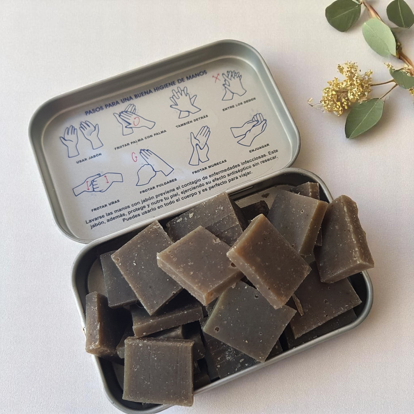 Jaboncitos mejorana "soap to go" 70g - La Biznaguera