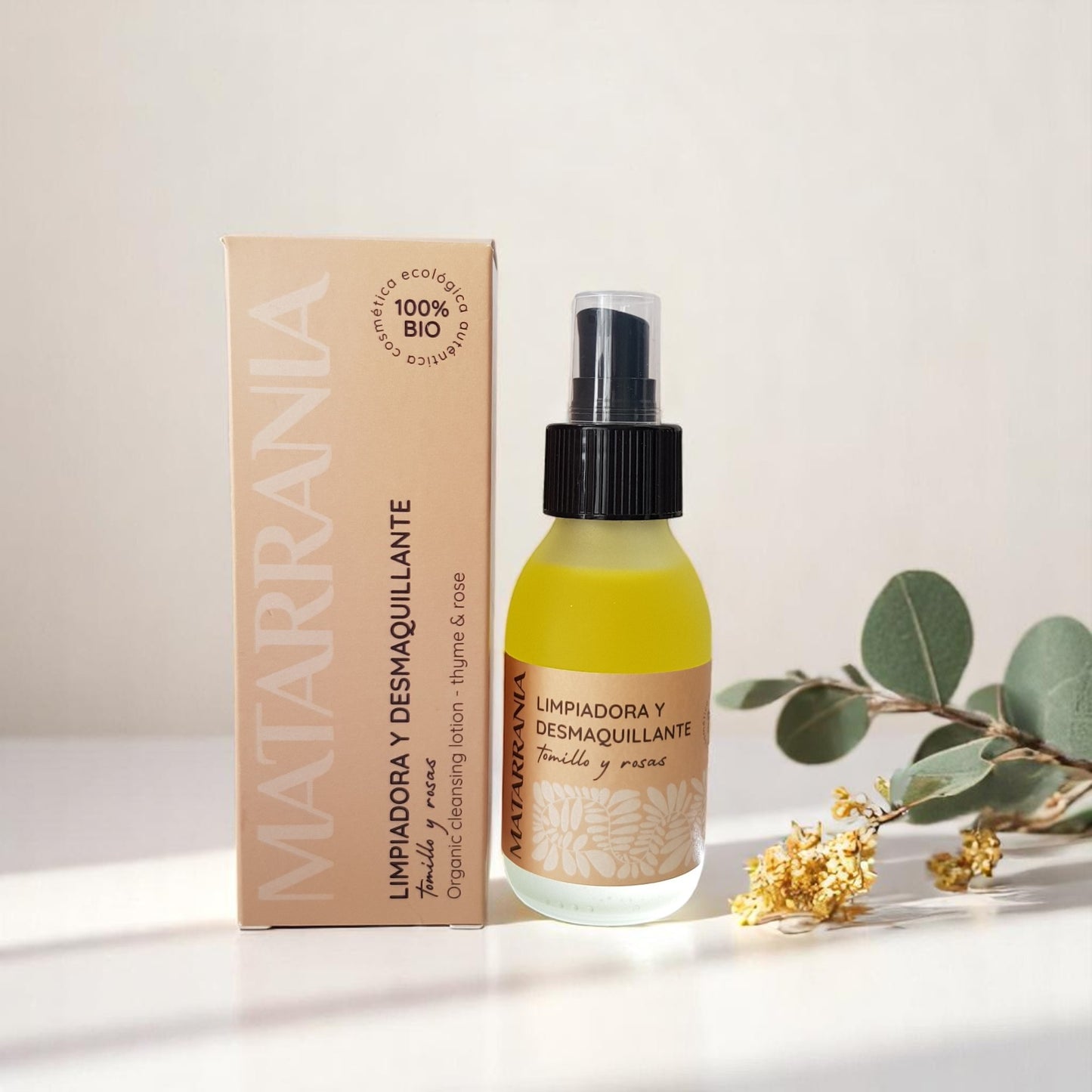 Limpiadora y Desmaquillante 100% Bio 100 ml - MATARRANIA