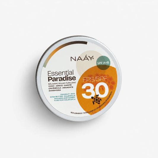 Bálsamo Solar Pure Zinc FPS 30 - Essential Paradise 50ml
