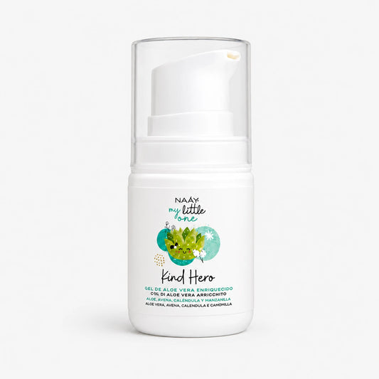 Gel de Aloe Vera Enriquecido para Bebés y Pieles Sensibles - Kind Hero