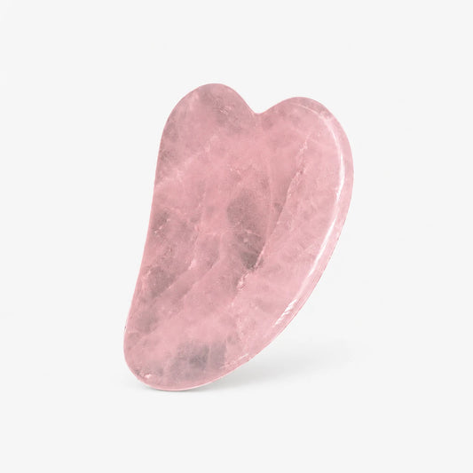 Gua Sha de cuarzo rosa – Masaje facial