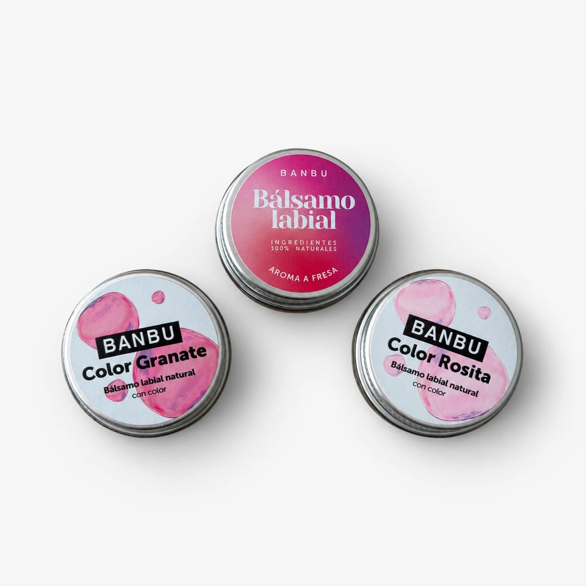 Pack bálsamos labiales con color - BANBU