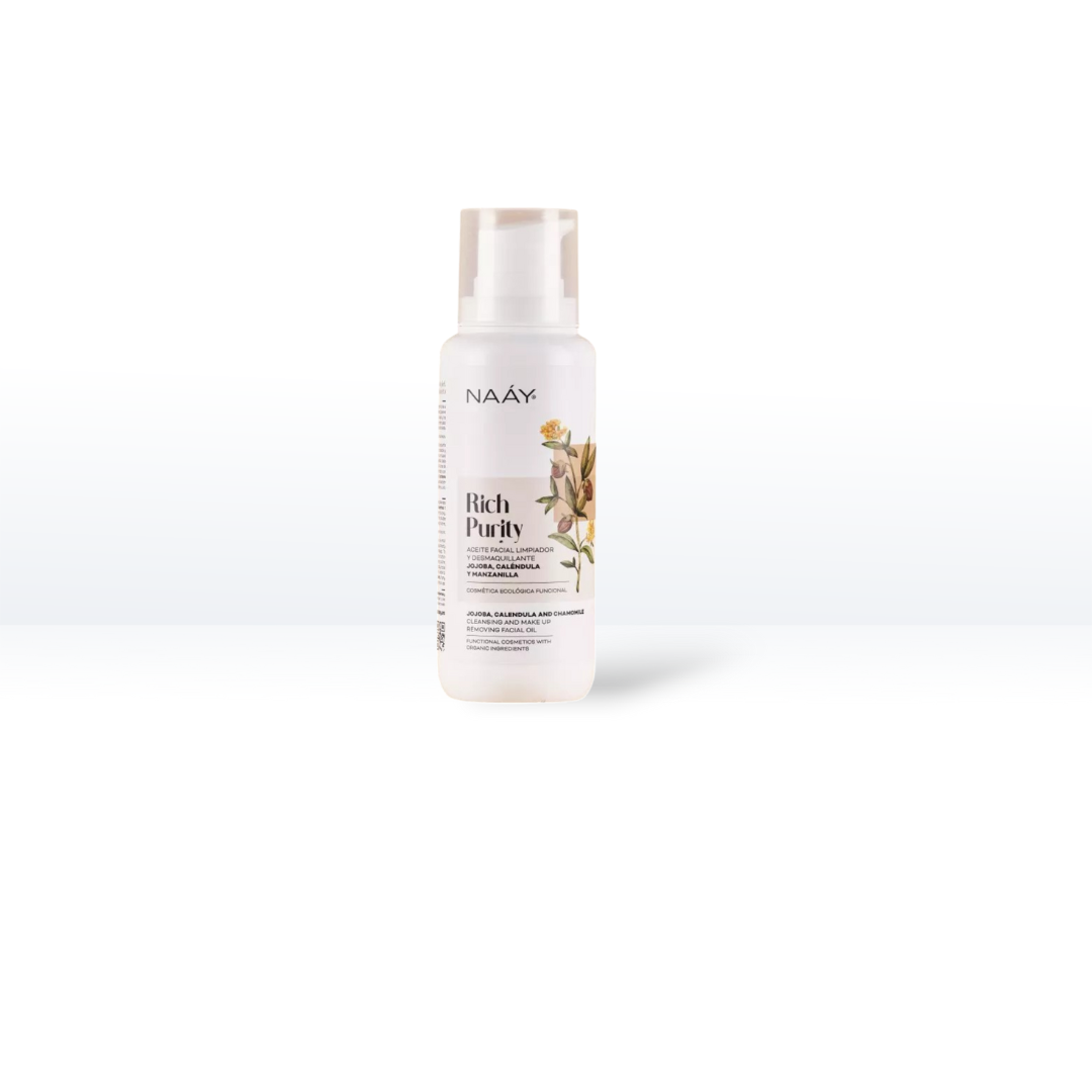 Aceite facial limpiador y desmaquillante Rich Purity 200ml - Naáy