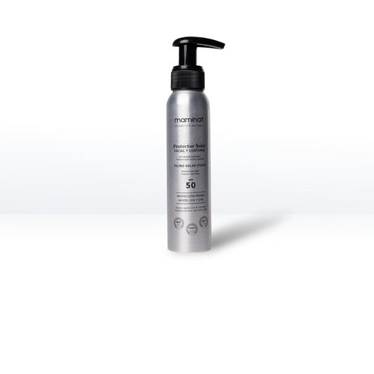 Protector Solar Natural Facial y Corporal SPF 50 - 100ml - Maminat