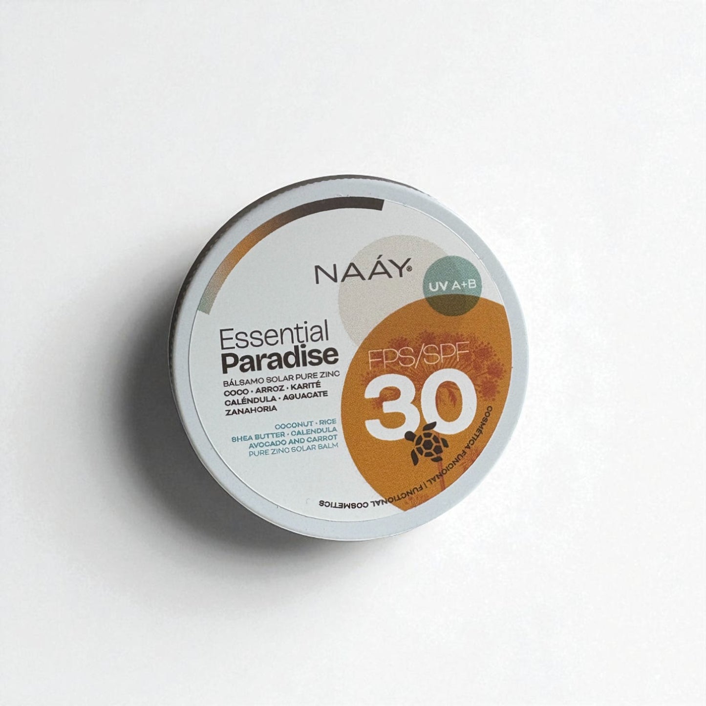 Bálsamo Solar Pure Zinc FPS 30 - Essential Paradise 50ml