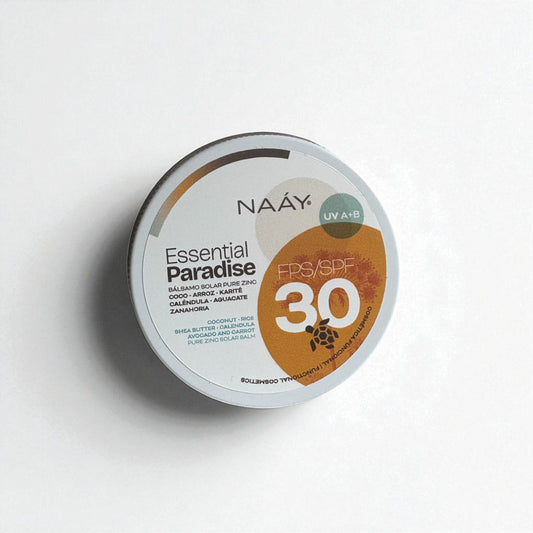 Bálsamo Solar Pure Zinc FPS 30 - Essential Paradise 50ml